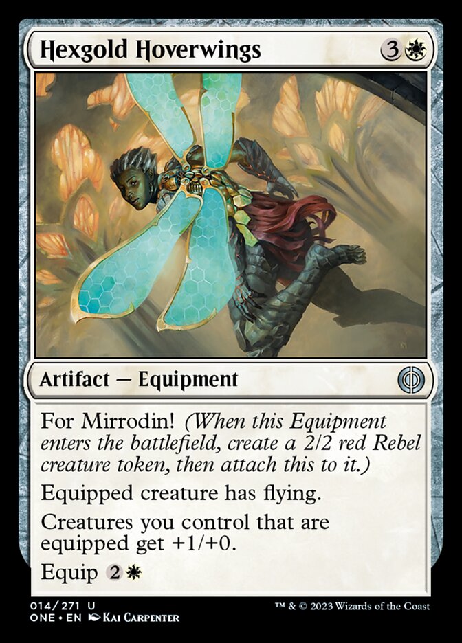 Hexgold Hoverwings [Phyrexia: All Will Be One] | Gam3 Escape