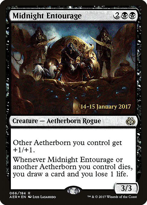 Midnight Entourage [Aether Revolt Promos] | Gam3 Escape