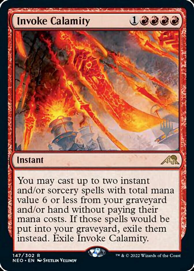 Invoke Calamity (Promo Pack) [Kamigawa: Neon Dynasty Promos] | Gam3 Escape