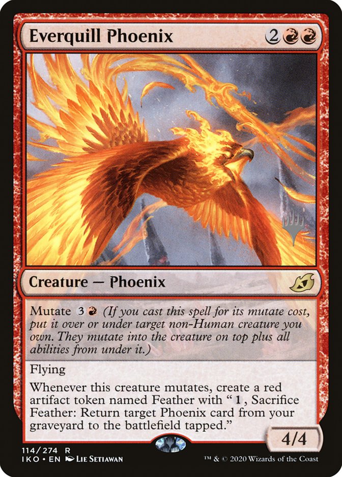 Everquill Phoenix (Promo Pack) [Ikoria: Lair of Behemoths Promos] | Gam3 Escape