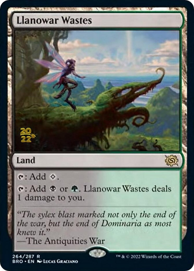 Llanowar Wastes [The Brothers' War: Prerelease Promos] | Gam3 Escape