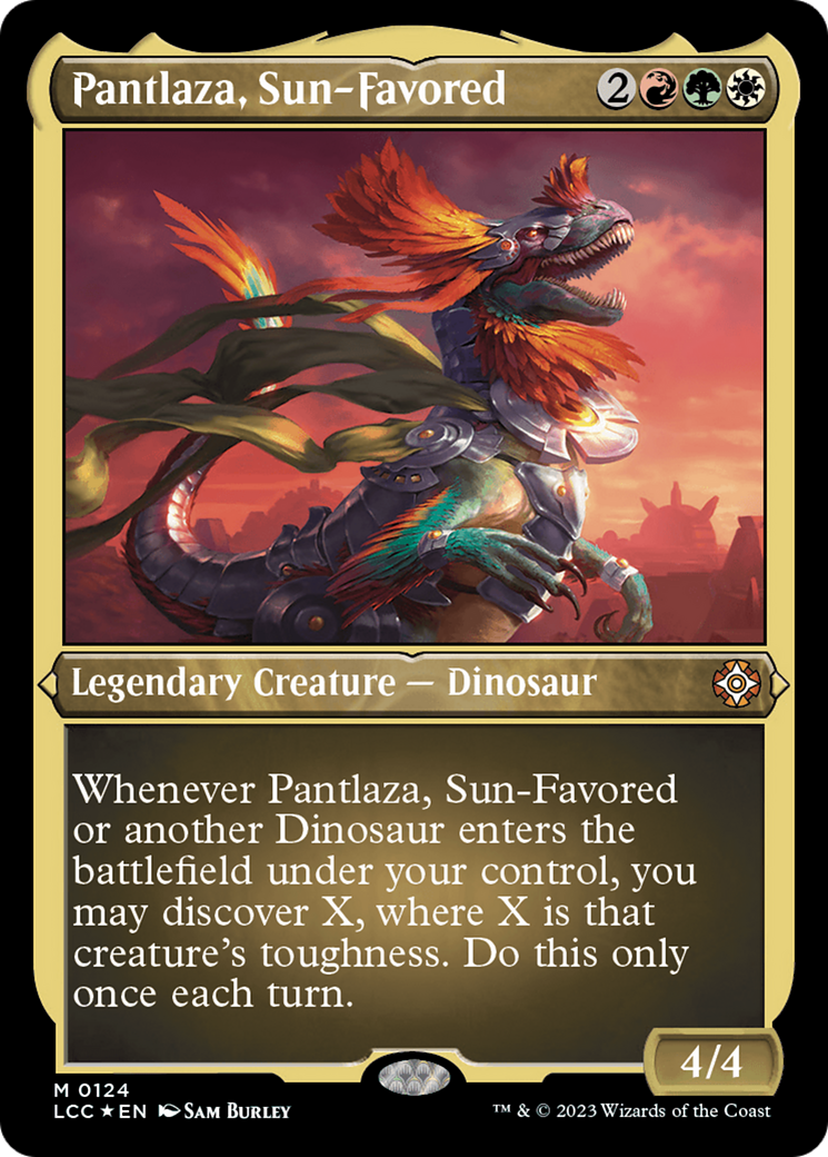 Pantlaza, Sun-Favored (Display Commander) [The Lost Caverns of Ixalan Commander] | Gam3 Escape