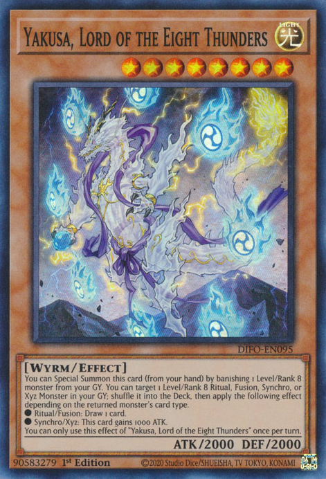 Yakusa, Lord of the Eight Thunders [DIFO-EN095] Super Rare | Gam3 Escape