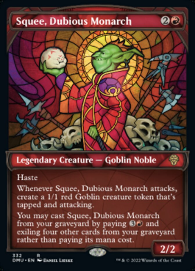 Squee, Dubious Monarch (Showcase Textured) [Dominaria United] | Gam3 Escape