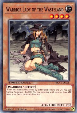 Warrior Lady of the Wasteland [SGX1-ENE05] Common | Gam3 Escape