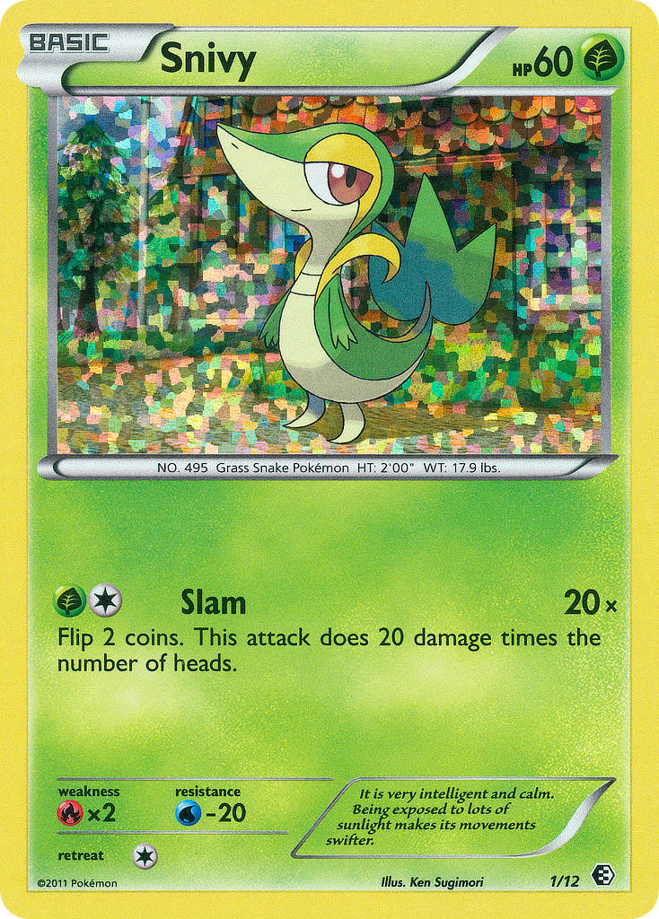 Snivy (1/12) [McDonald's Promos: 2011 Collection] | Gam3 Escape