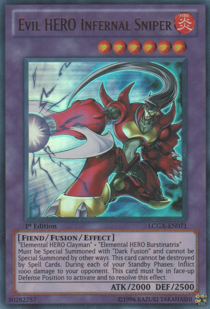 Evil HERO Infernal Sniper [LCGX-EN071] Ultra Rare | Gam3 Escape