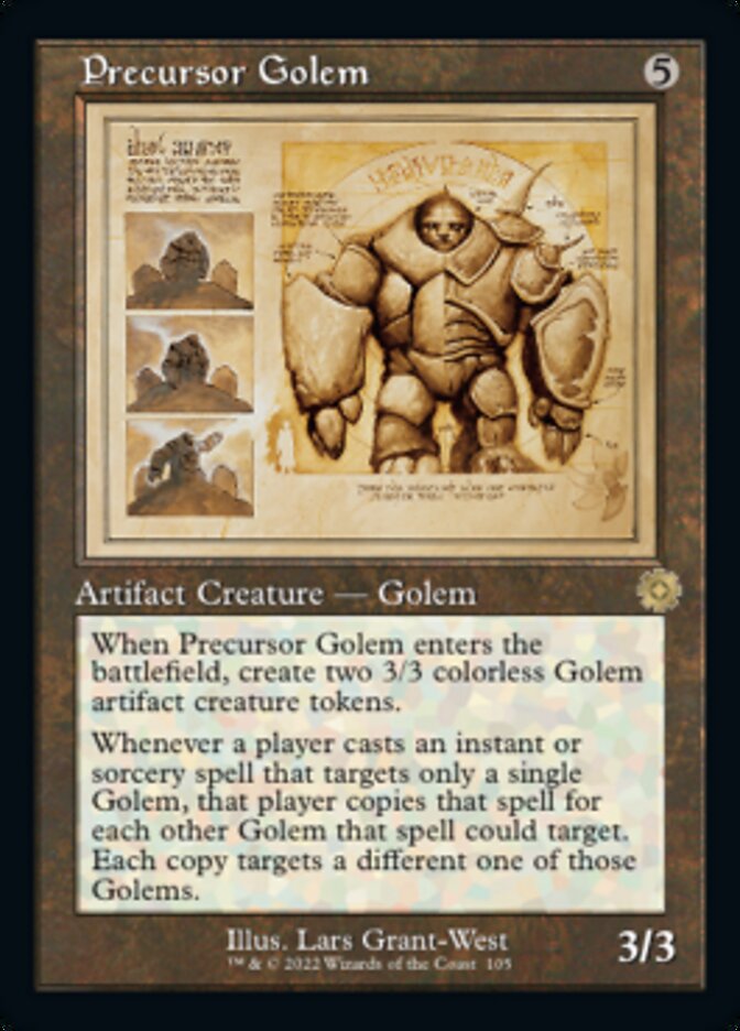 Precursor Golem (Retro Schematic) [The Brothers' War Retro Artifacts] | Gam3 Escape