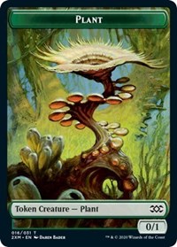 Plant // Saproling Double-sided Token [Double Masters Tokens] | Gam3 Escape