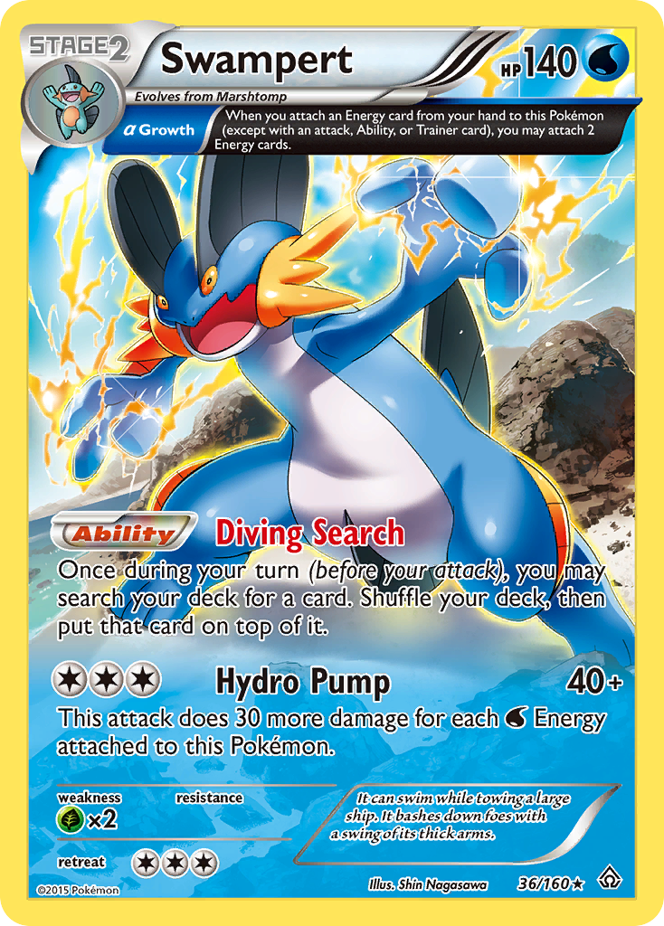 Swampert (36/160) [XY: Primal Clash] | Gam3 Escape