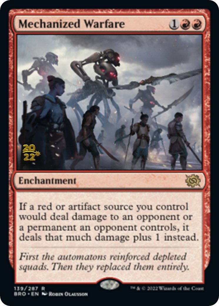 Mechanized Warfare [The Brothers' War: Prerelease Promos] | Gam3 Escape