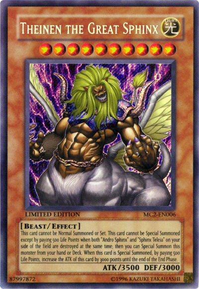Theinen the Great Sphinx [MC2-EN006] Secret Rare | Gam3 Escape