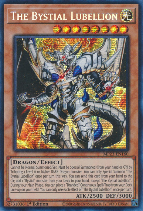 The Bystial Lubellion [MP23-EN160] Prismatic Secret Rare | Gam3 Escape