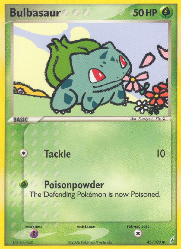 Bulbasaur (45/100) [EX: Crystal Guardians] | Gam3 Escape