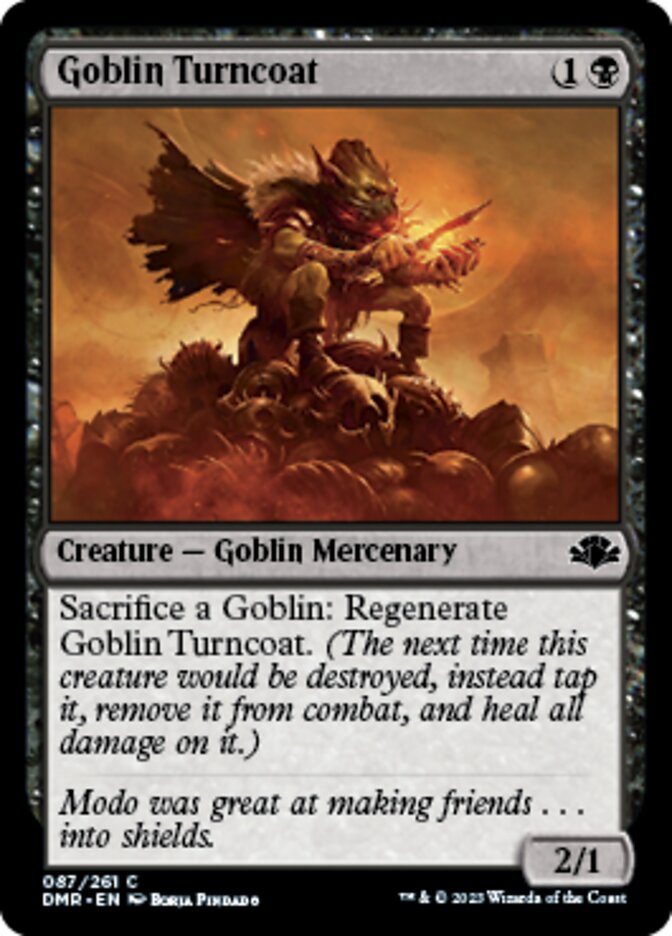 Goblin Turncoat [Dominaria Remastered] | Gam3 Escape