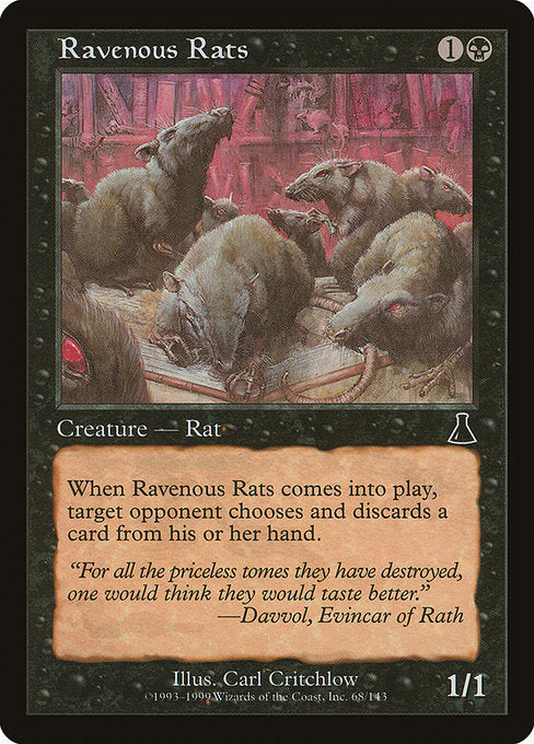 Ravenous Rats [Urza's Destiny] | Gam3 Escape