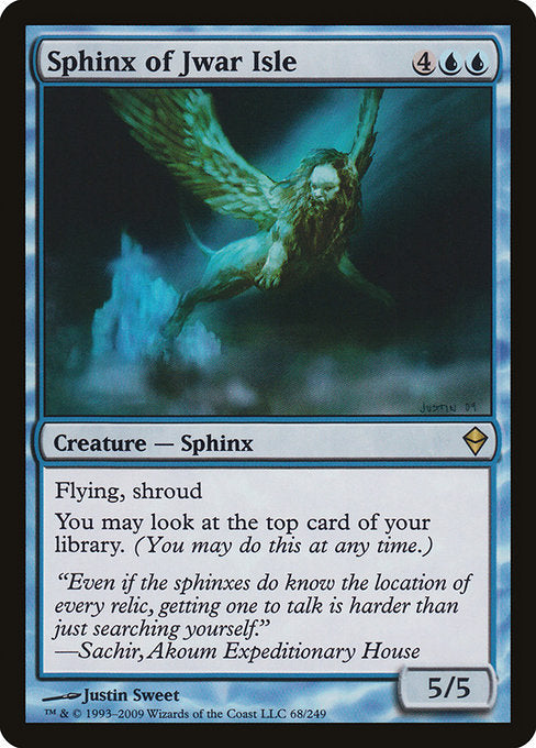 Sphinx of Jwar Isle [Zendikar] | Gam3 Escape