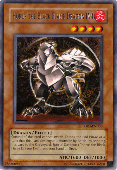 Horus the Black Flame Dragon LV4 [DR3-EN006] Rare | Gam3 Escape