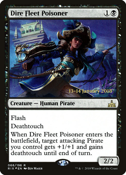 Dire Fleet Poisoner [Rivals of Ixalan Promos] | Gam3 Escape