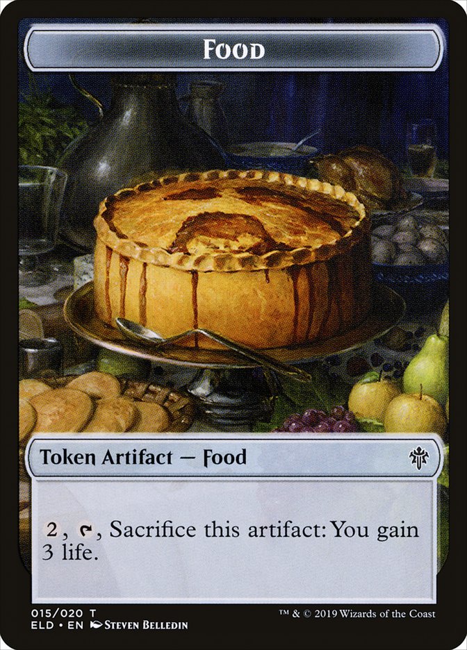 Food (015/020) [Throne of Eldraine Tokens] | Gam3 Escape