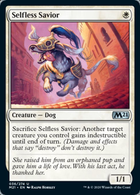Selfless Savior [Core Set 2021] | Gam3 Escape