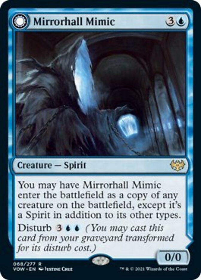 Mirrorhall Mimic // Ghastly Mimicry [Innistrad: Crimson Vow] | Gam3 Escape