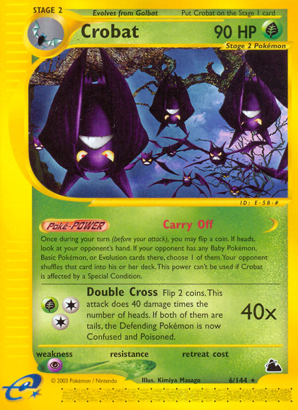 Crobat (6/144) [Skyridge] | Gam3 Escape