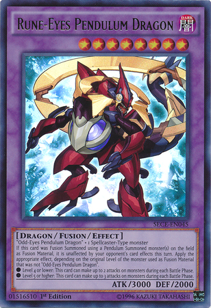 Rune-Eyes Pendulum Dragon [SECE-EN045] Ultra Rare | Gam3 Escape