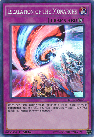 Escalation of the Monarchs [MP15-EN054] Super Rare | Gam3 Escape