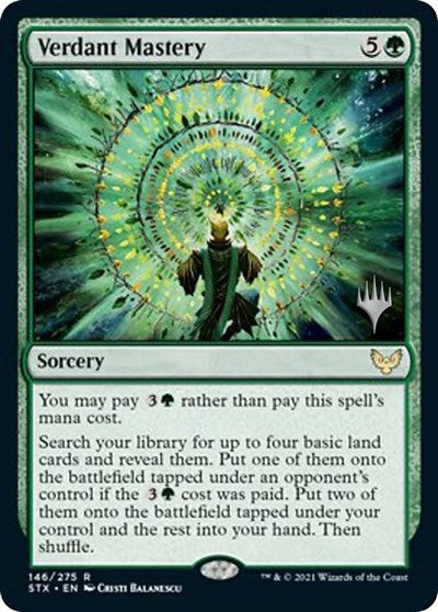 Verdant Mastery (Promo Pack) [Strixhaven: School of Mages Promos] | Gam3 Escape