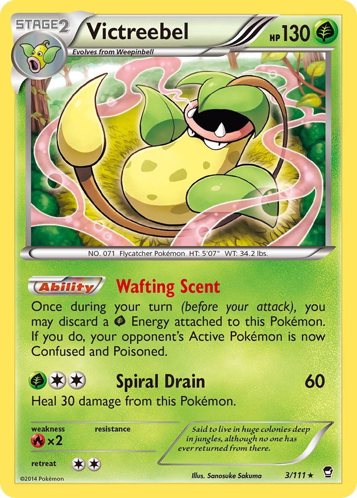 Victreebel (3/111) (Theme Deck Exclusive) [XY: Furious Fists] | Gam3 Escape