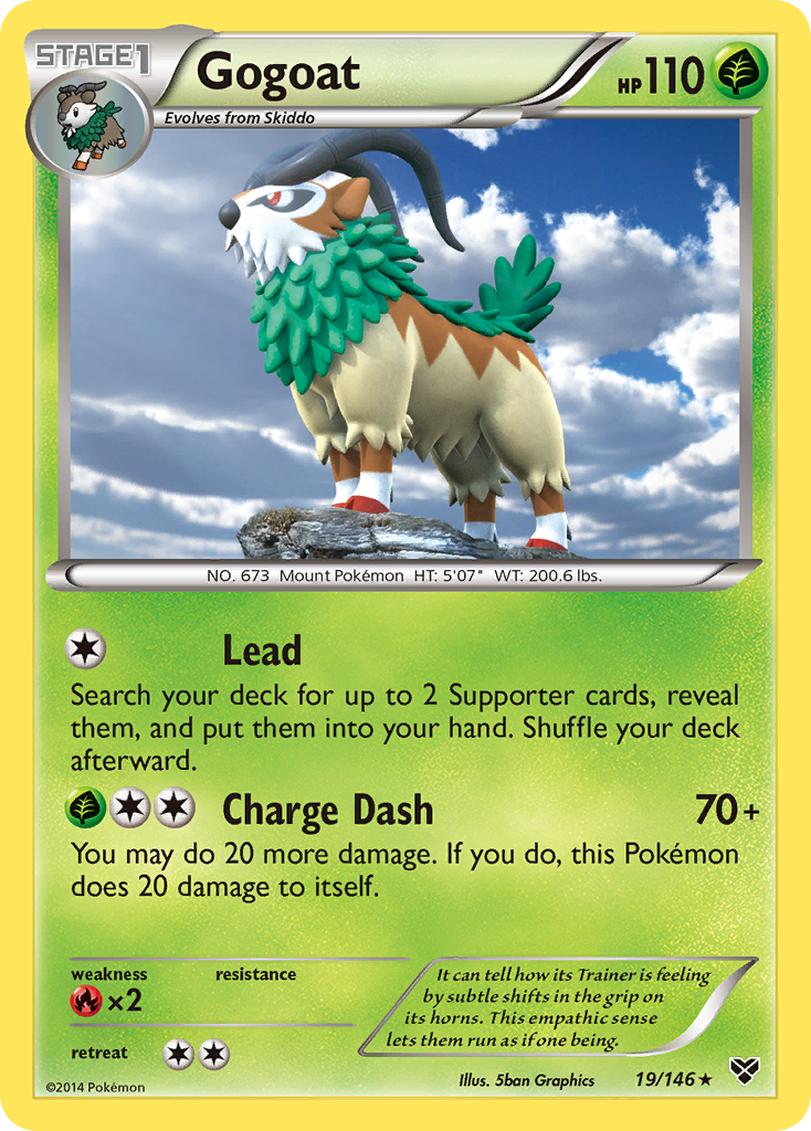 Gogoat (19/146) [XY: Base Set] | Gam3 Escape