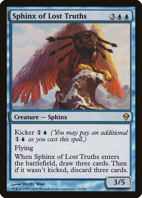 Sphinx of Lost Truths [Zendikar] | Gam3 Escape