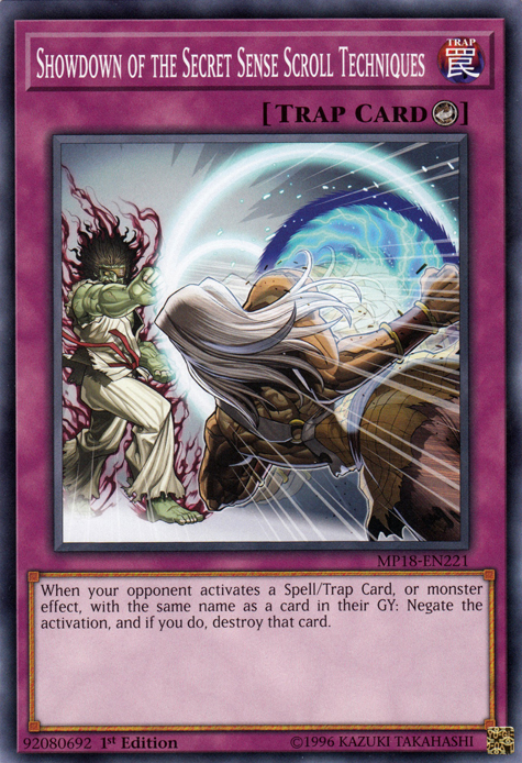 Showdown of the Secret Sense Scroll Techniques [MP18-EN221] Common | Gam3 Escape
