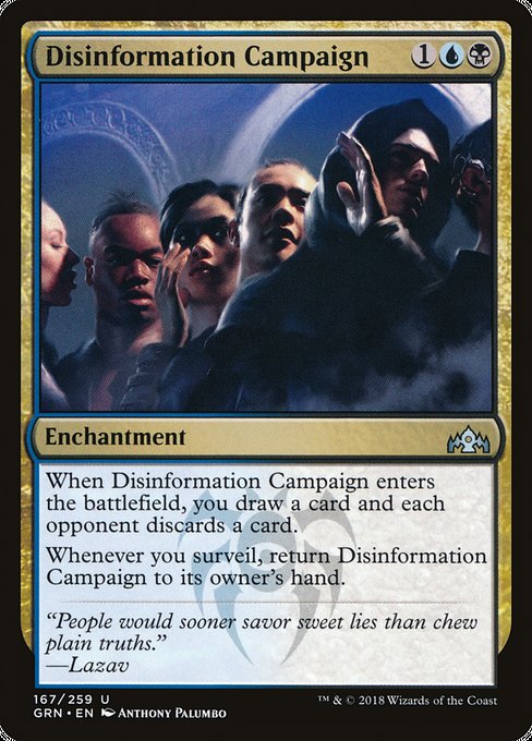 Disinformation Campaign [Guilds of Ravnica] | Gam3 Escape