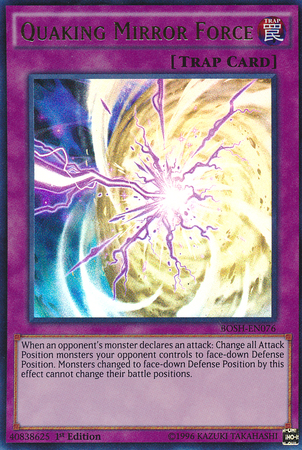 Quaking Mirror Force [BOSH-EN076] Ultra Rare | Gam3 Escape