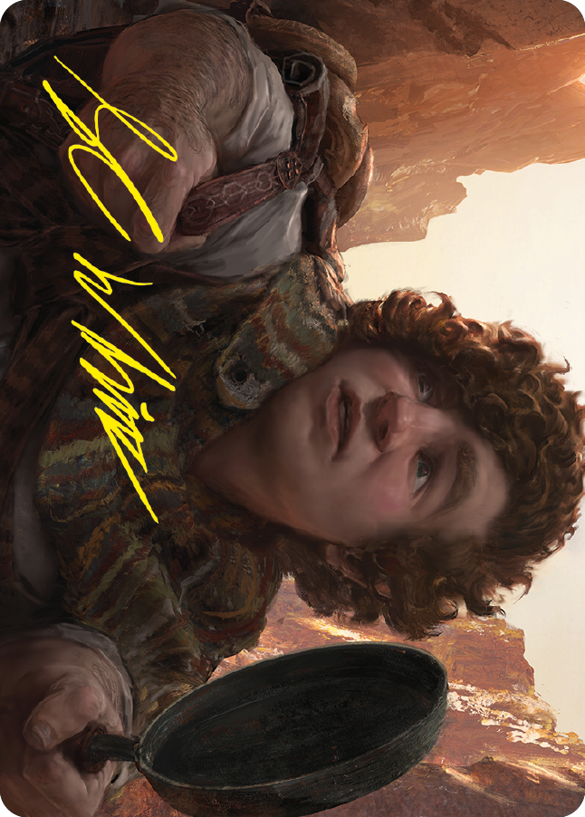Sam, Loyal Attendant Art Card (Gold-Stamped Signature) [The Lord of the Rings: Tales of Middle-earth Art Series] | Gam3 Escape