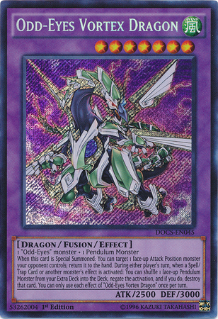 Odd-Eyes Vortex Dragon [DOCS-EN045] Secret Rare | Gam3 Escape