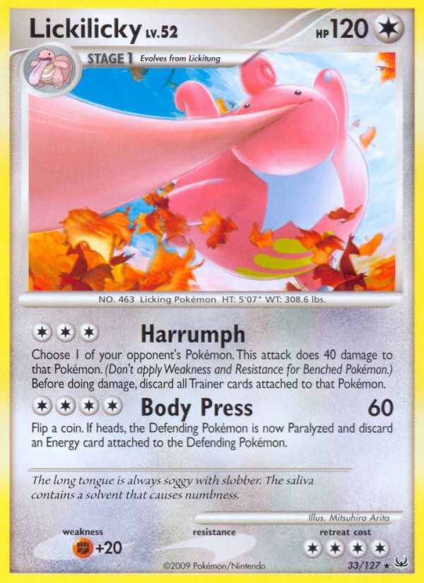 Lickilicky (33/127) [Platinum: Base Set] | Gam3 Escape