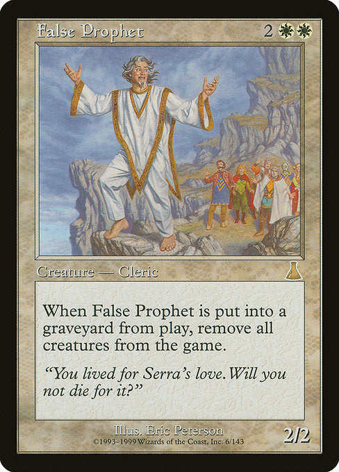 False Prophet [Urza's Destiny] | Gam3 Escape