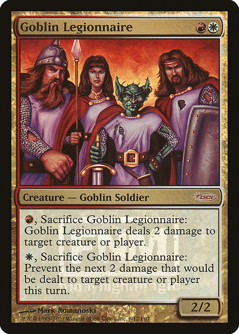 Goblin Legionnaire [Friday Night Magic 2007] | Gam3 Escape