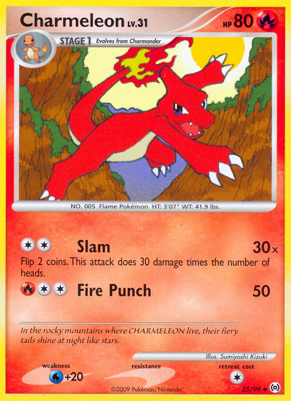 Charmeleon (35/99) [Platinum: Arceus] | Gam3 Escape