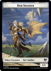 Elemental (0026) // Kor Soldier Double-Sided Token [Commander Masters Tokens] | Gam3 Escape