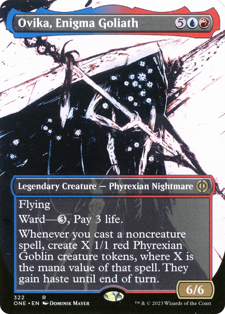 Ovika, Enigma Goliath (Borderless Ichor) [Phyrexia: All Will Be One] | Gam3 Escape