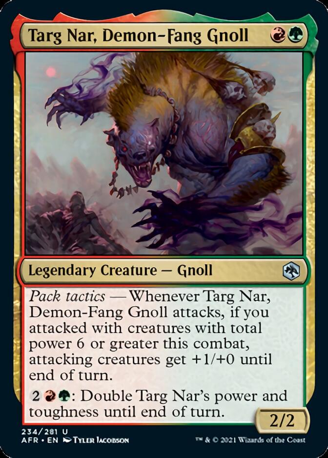 Targ Nar, Demon-Fang Gnoll [Dungeons & Dragons: Adventures in the Forgotten Realms] | Gam3 Escape