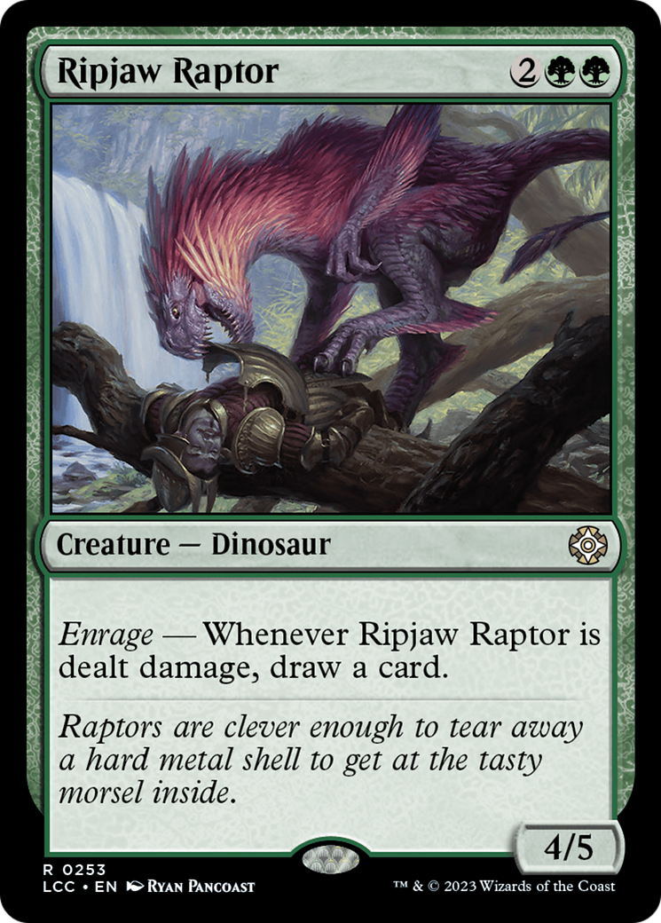 Ripjaw Raptor [The Lost Caverns of Ixalan Commander] | Gam3 Escape