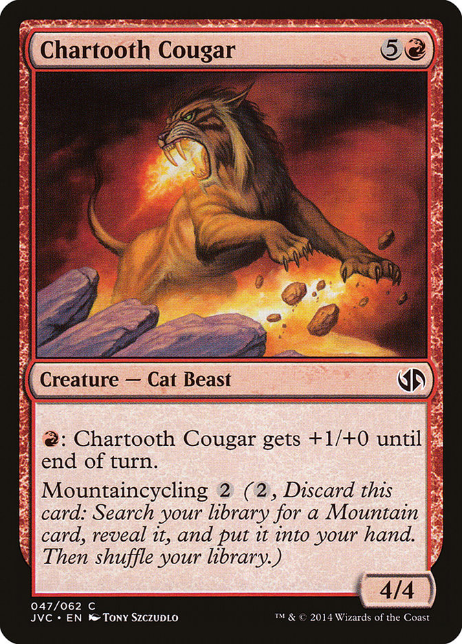 Chartooth Cougar [Duel Decks Anthology] | Gam3 Escape