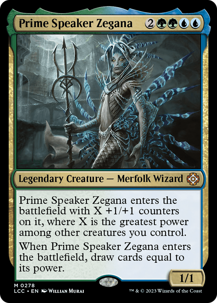 Prime Speaker Zegana [The Lost Caverns of Ixalan Commander] | Gam3 Escape