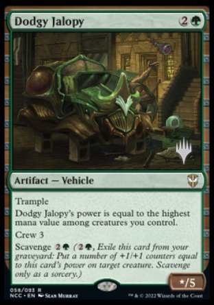 Dodgy Jalopy (Promo Pack) [Streets of New Capenna Commander Promos] | Gam3 Escape