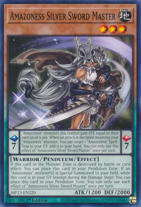 Amazoness Silver Sword Master [MP23-EN220] Common | Gam3 Escape